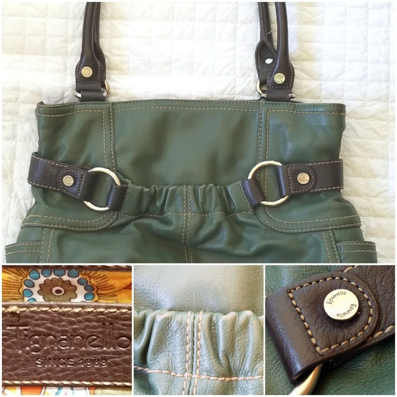 Tignanello Handbags - Tiganello Leather Shoulder Bag